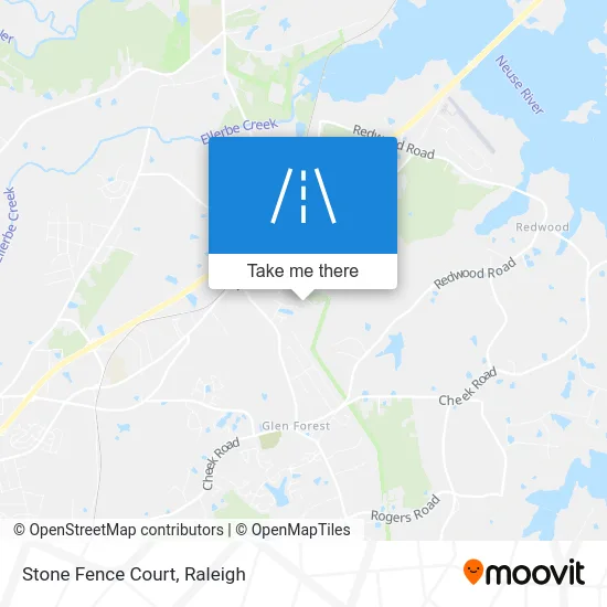 Stone Fence Court map