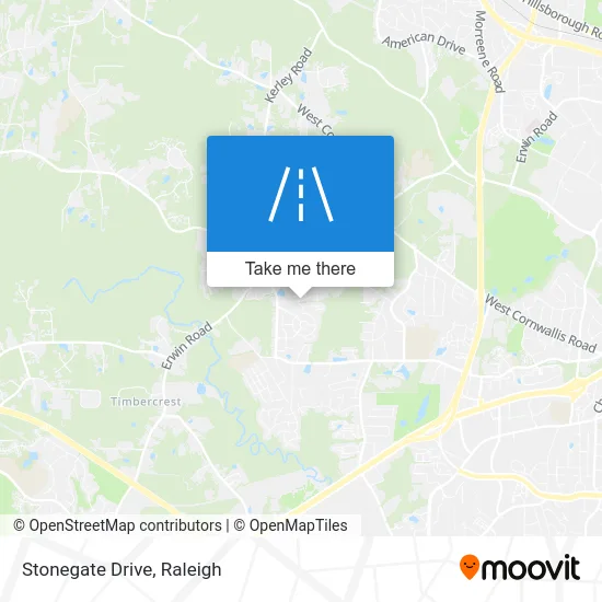 Stonegate Drive map