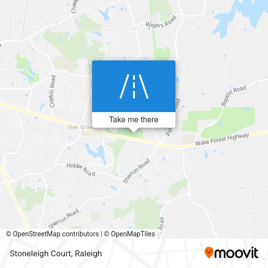 Mapa de Stoneleigh Court