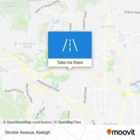 Stroller Avenue map