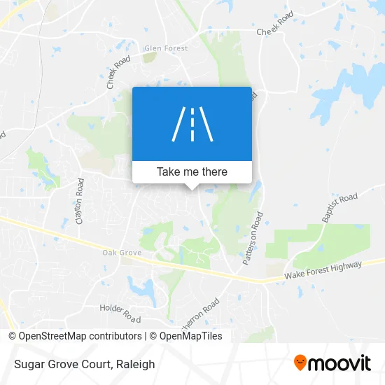 Sugar Grove Court map