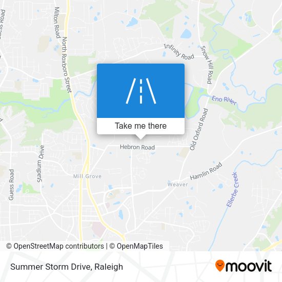 Summer Storm Drive map