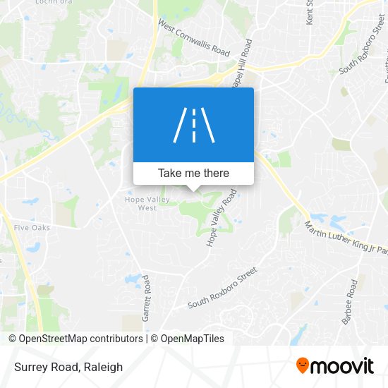 Mapa de Surrey Road