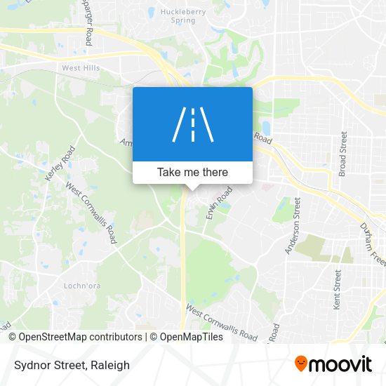 Mapa de Sydnor Street
