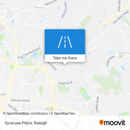 Mapa de Syracuse Place