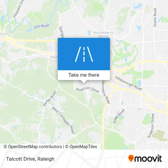Talcott Drive map