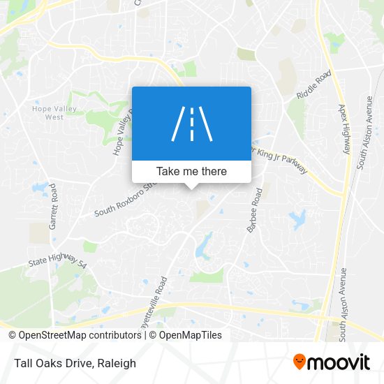 Mapa de Tall Oaks Drive