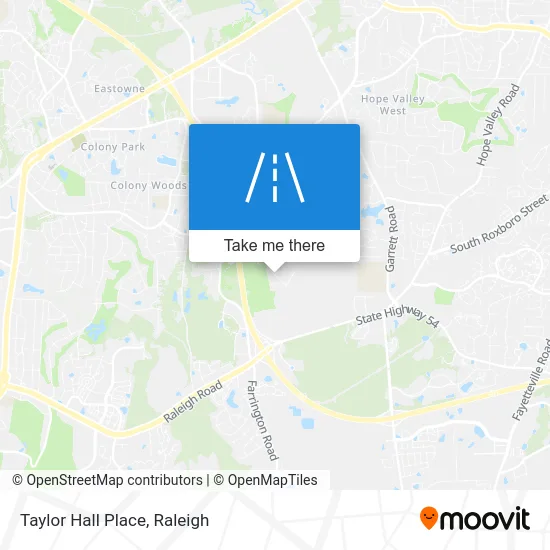 Taylor Hall Place map