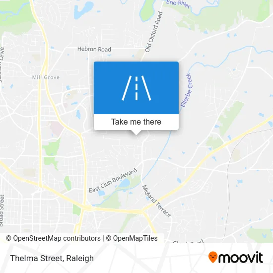 Thelma Street map