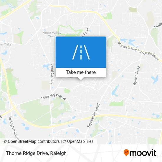 Thorne Ridge Drive map