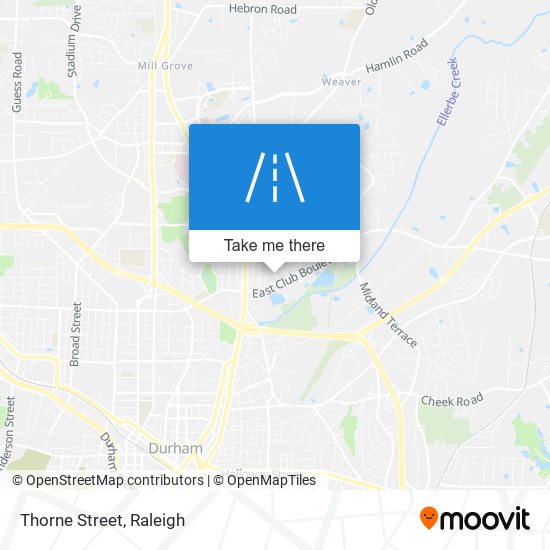 Thorne Street map