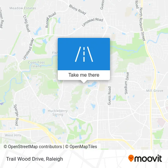 Trail Wood Drive map