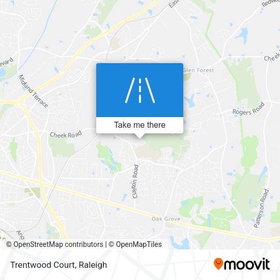 Mapa de Trentwood Court