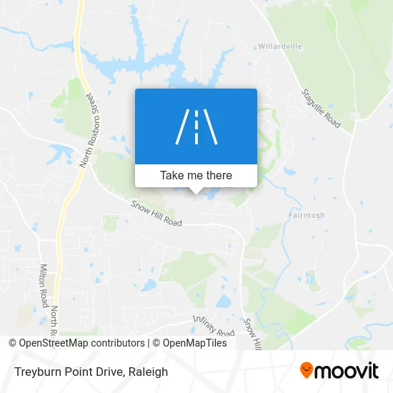 Treyburn Point Drive map