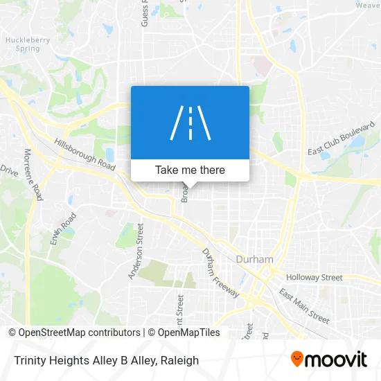 Trinity Heights Alley B Alley map