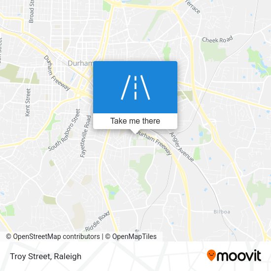 Troy Street map