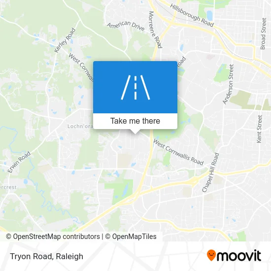 Tryon Road map