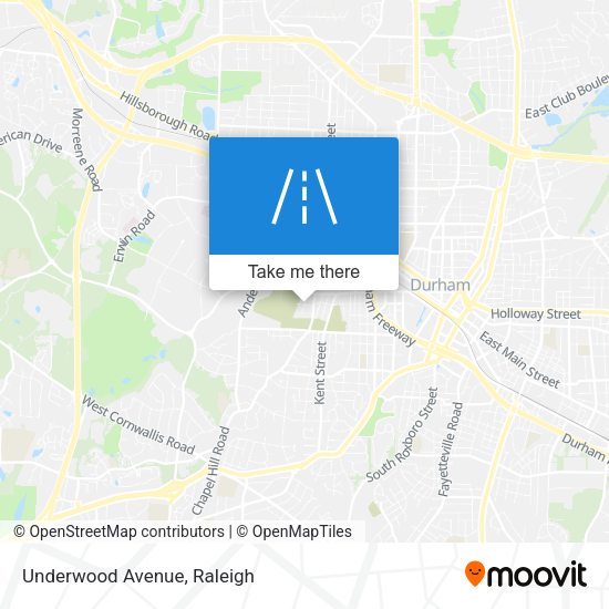 Mapa de Underwood Avenue