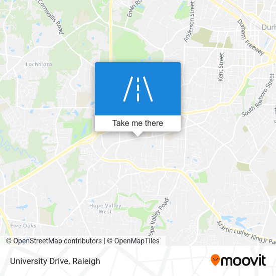 Mapa de University Drive