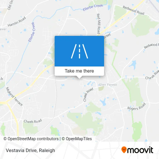 Vestavia Drive map