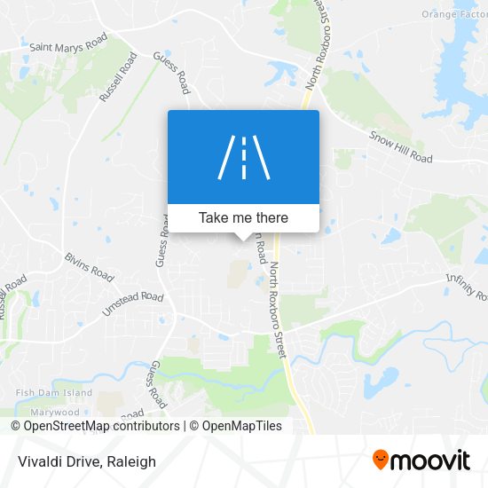 Mapa de Vivaldi Drive