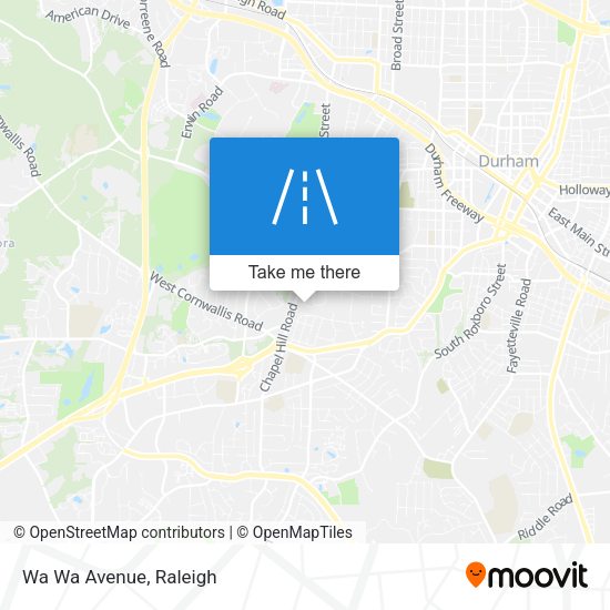 Mapa de Wa Wa Avenue