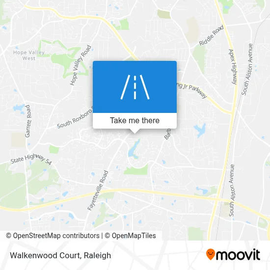 Walkenwood Court map