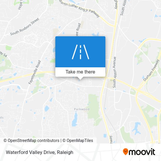 Waterford Valley Drive map