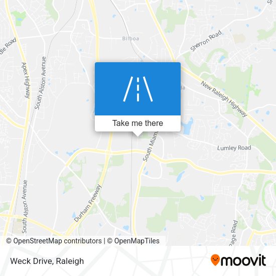 Mapa de Weck Drive