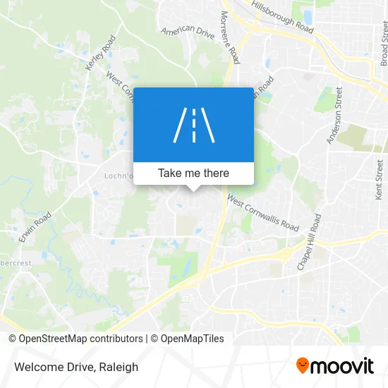 Welcome Drive map