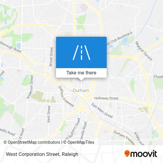 West Corporation Street map