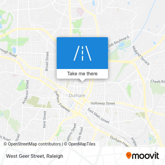 Mapa de West Geer Street