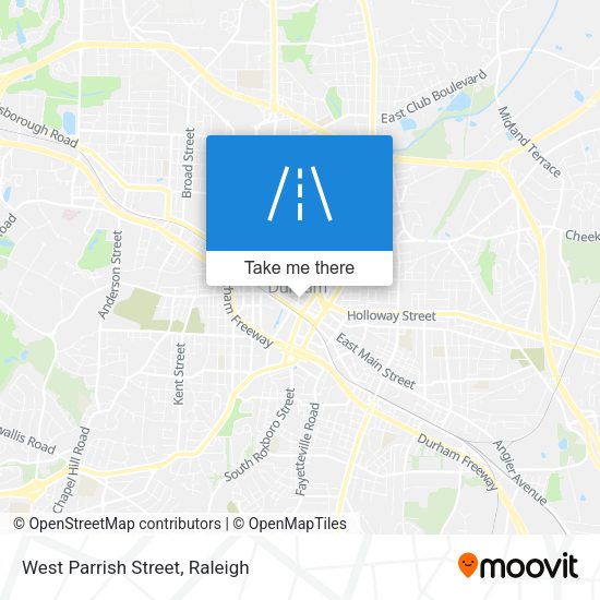 Mapa de West Parrish Street