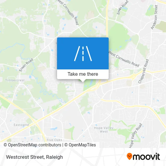 Westcrest Street map