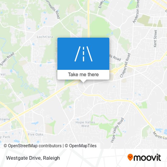 Mapa de Westgate Drive