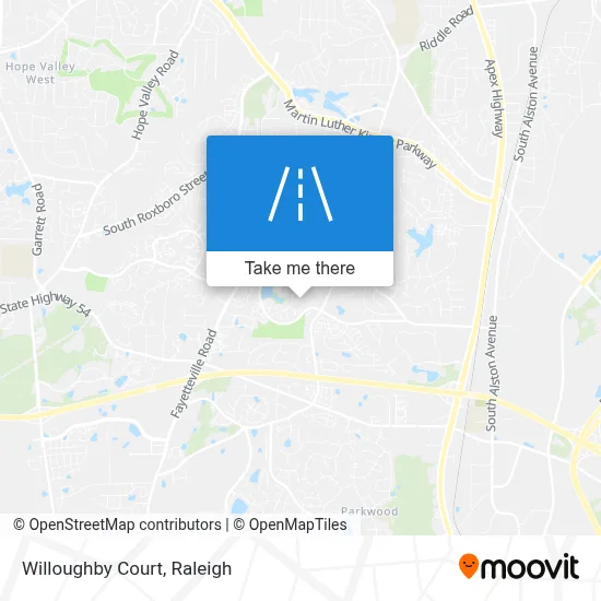 Willoughby Court map