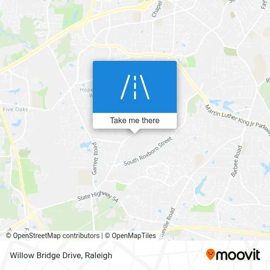 Willow Bridge Drive map