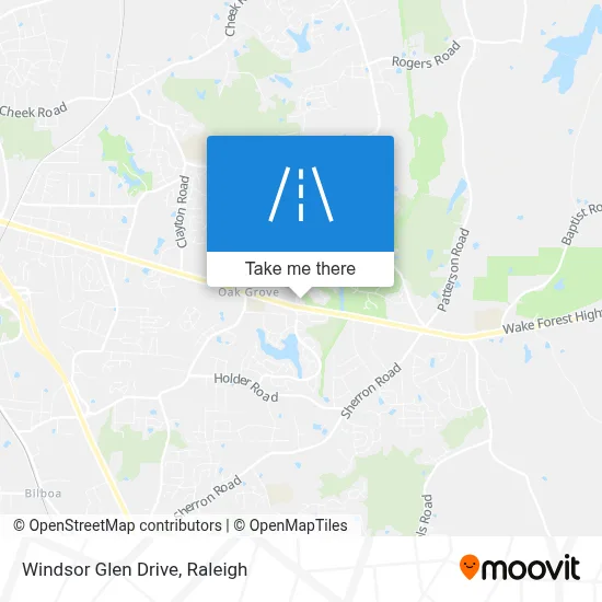Windsor Glen Drive map