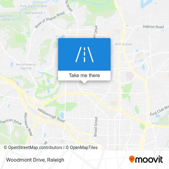 Woodmont Drive map