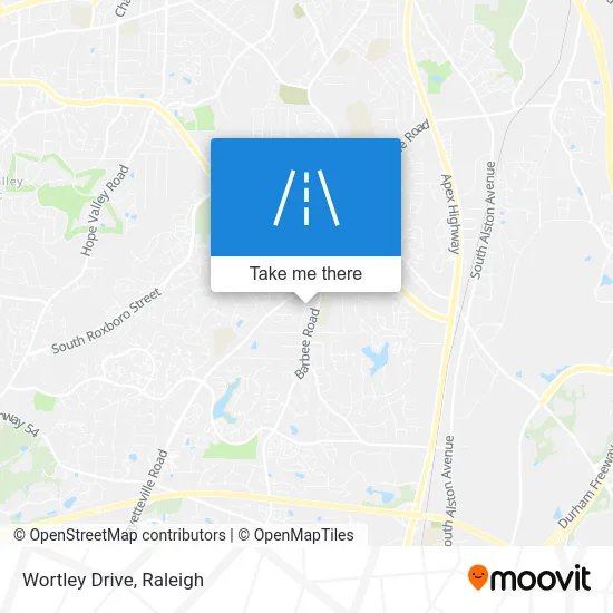 Wortley Drive map