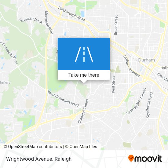 Wrightwood Avenue map