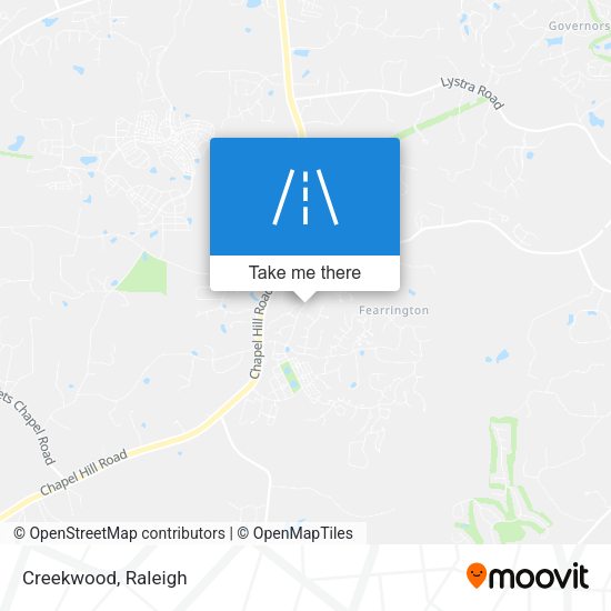 Mapa de Creekwood