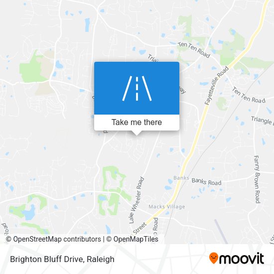 Mapa de Brighton Bluff Drive