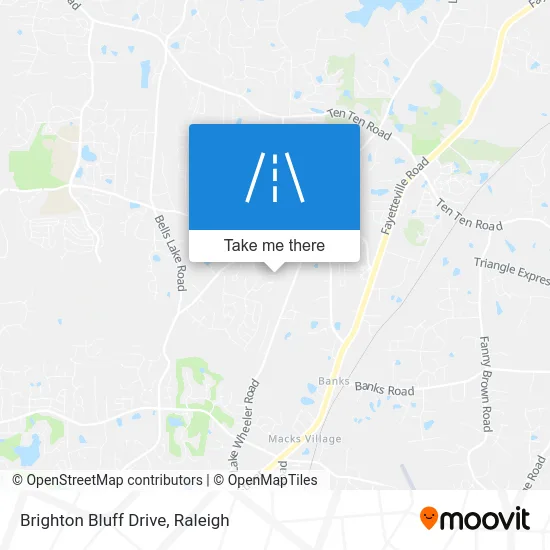 Brighton Bluff Drive map