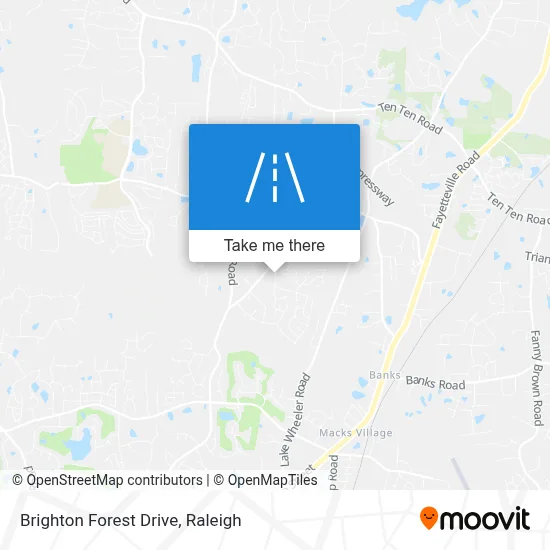 Brighton Forest Drive map