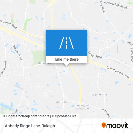 Abberly Ridge Lane map