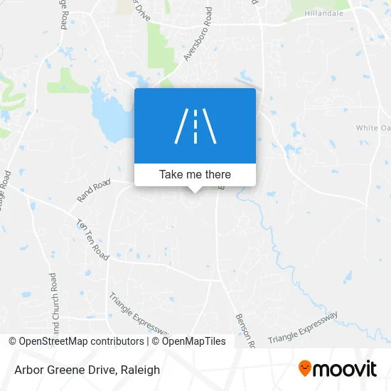 Arbor Greene Drive map
