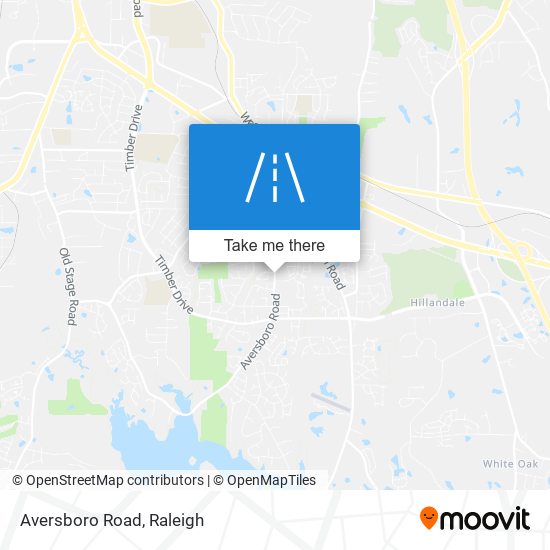 Aversboro Road map