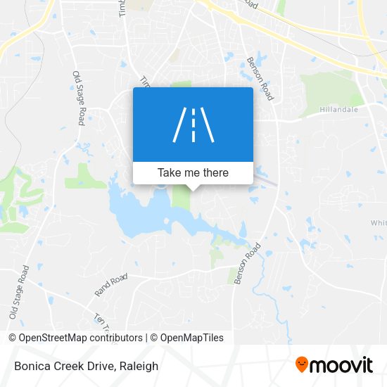 Bonica Creek Drive map