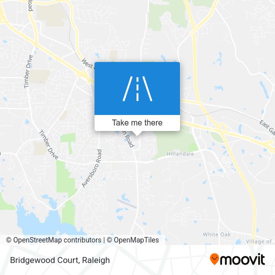 Mapa de Bridgewood Court